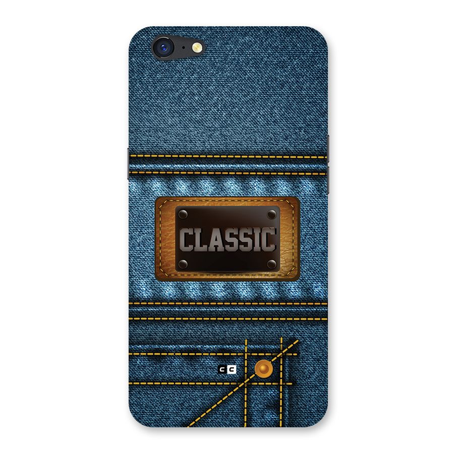 Classic Denim Back Case for Oppo A71