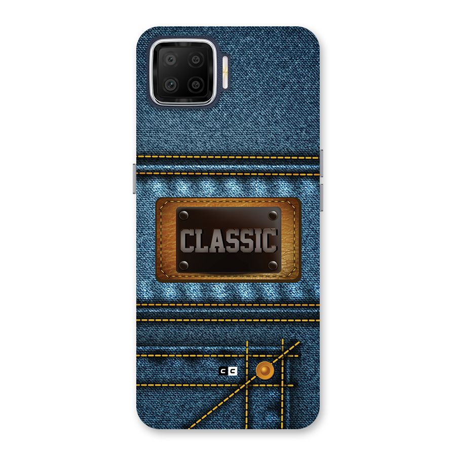 Classic Denim Back Case for Oppo F17