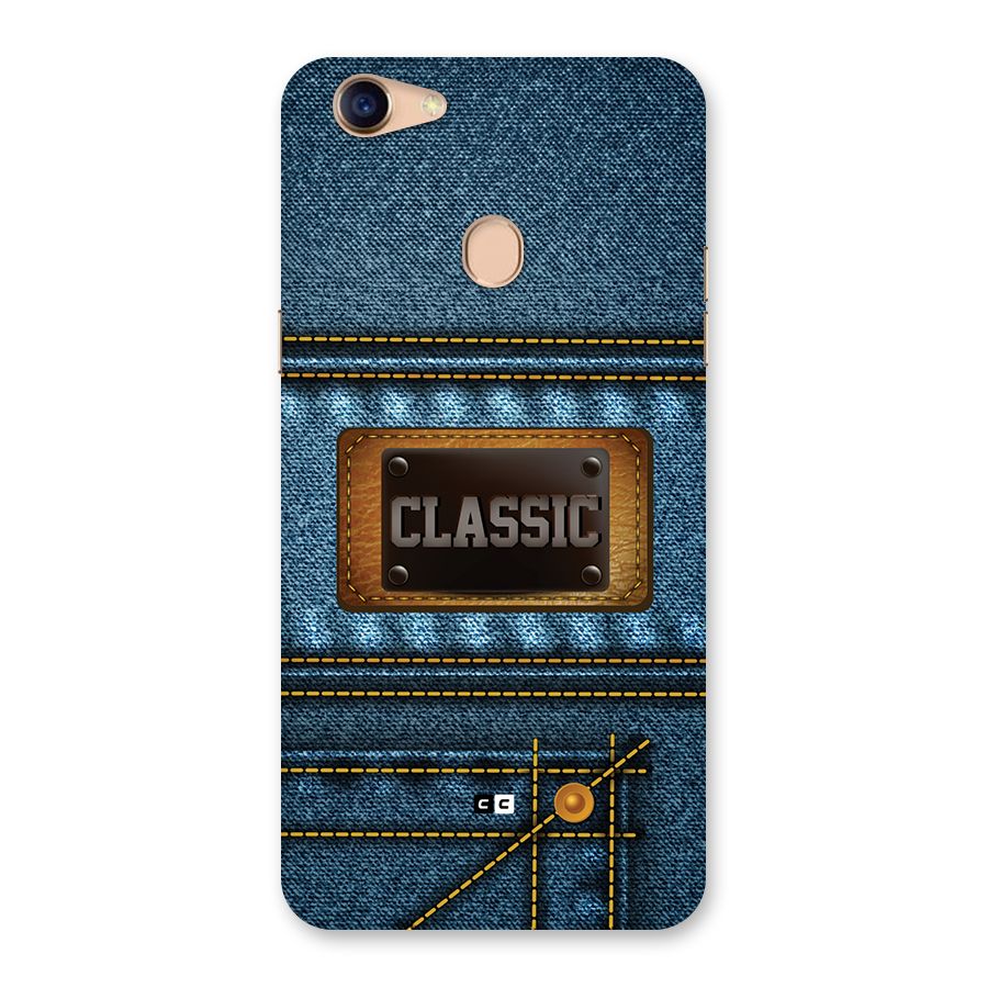 Classic Denim Back Case for Oppo F5