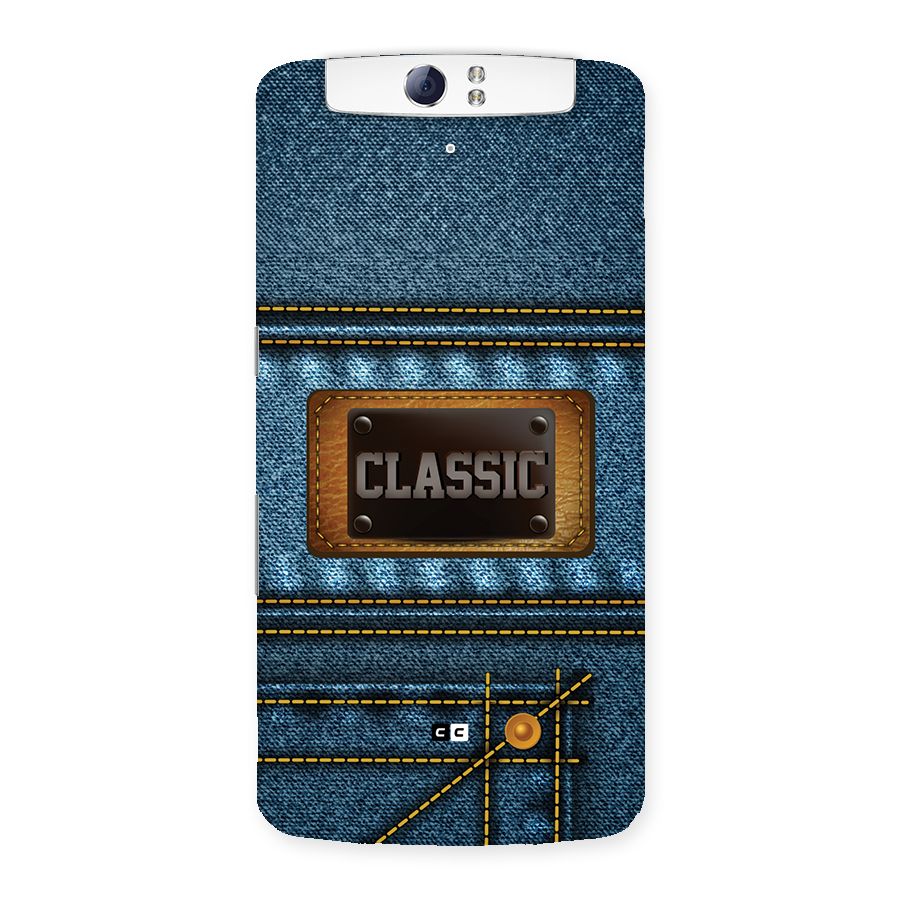 Classic Denim Back Case for Oppo N1