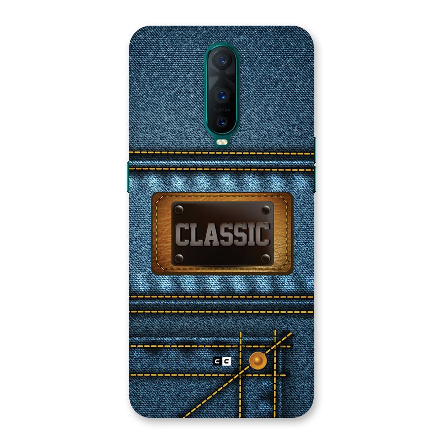 Classic Denim Back Case for Oppo R17 Pro