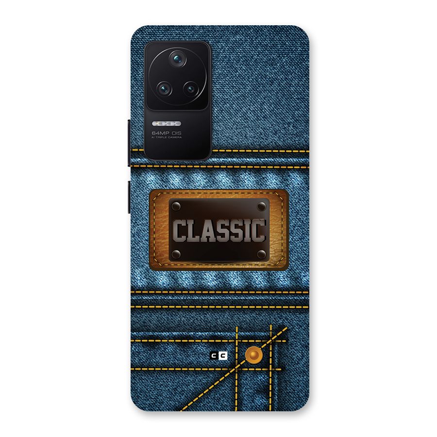 Classic Denim Back Case for Poco F4 5G