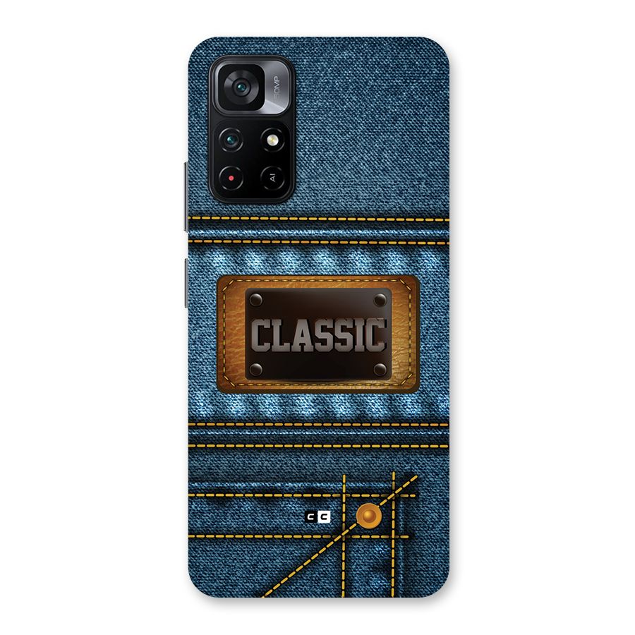 Classic Denim Back Case for Poco M4 Pro 5G
