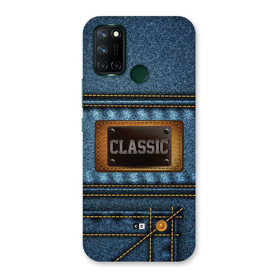 Classic Denim Back Case for Realme 7i