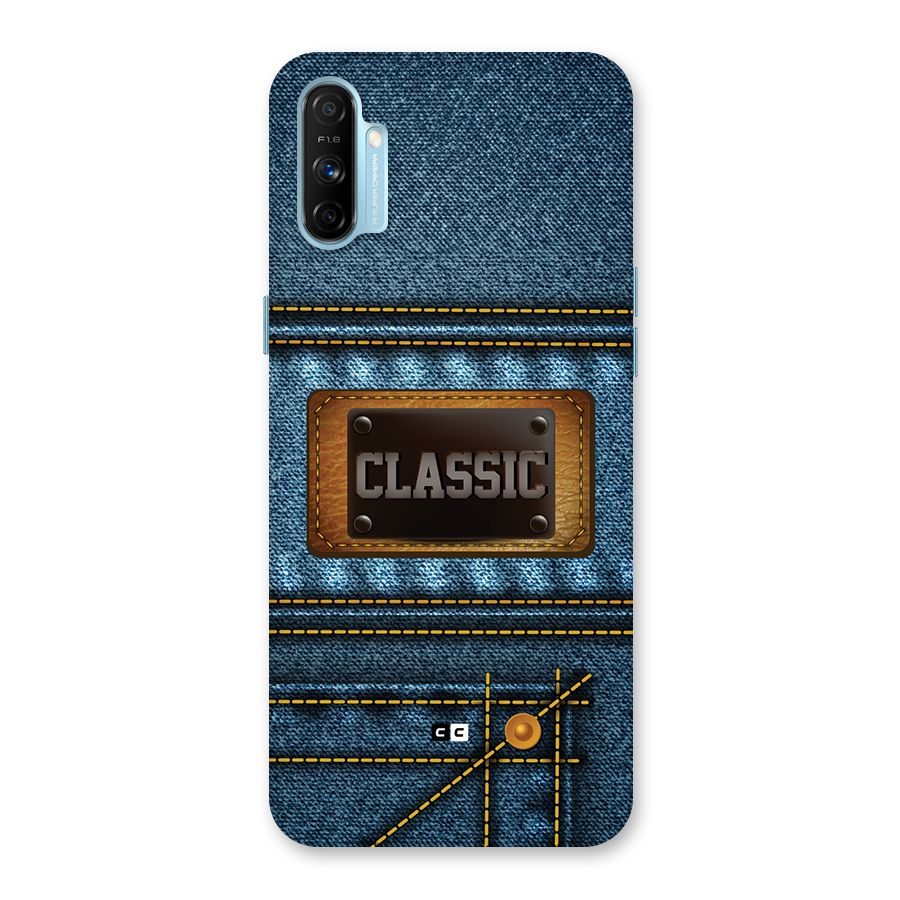Classic Denim Back Case for Realme Narzo 20A
