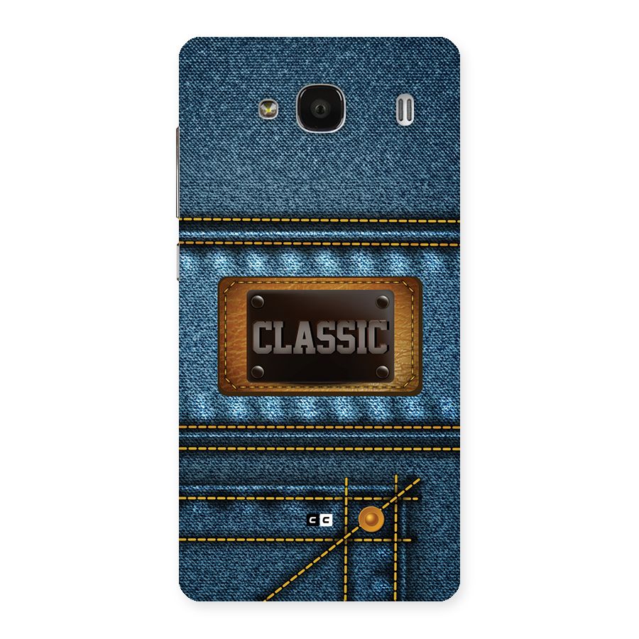 Classic Denim Back Case for Redmi 2s