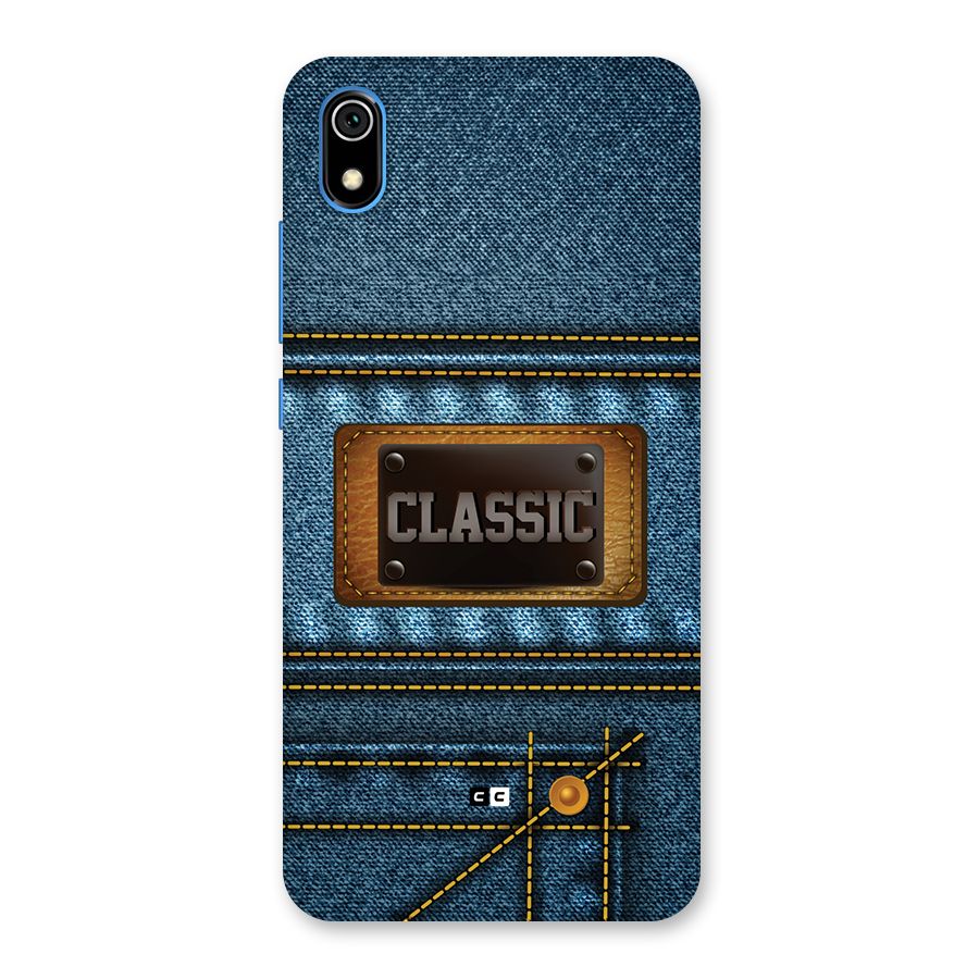 Classic Denim Back Case for Redmi 7A