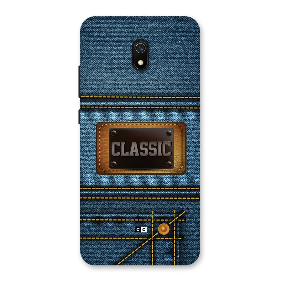Classic Denim Back Case for Redmi 8A