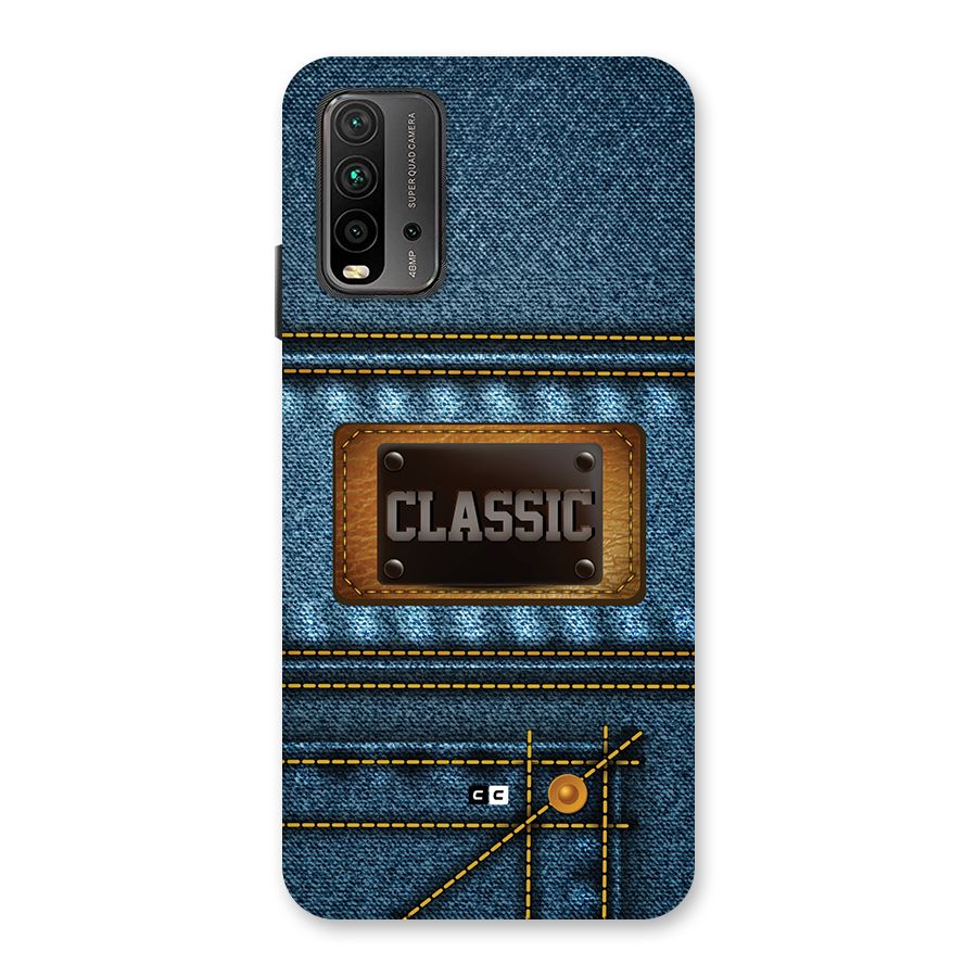 Classic Denim Back Case for Redmi 9 Power