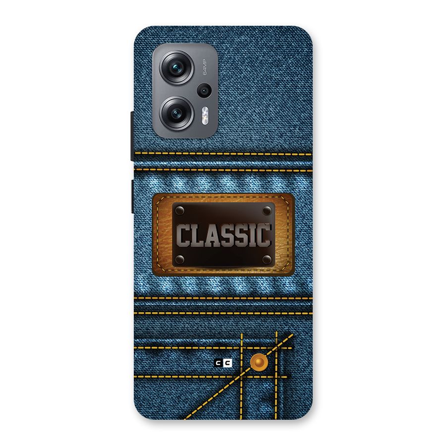 Classic Denim Back Case for Redmi K50i