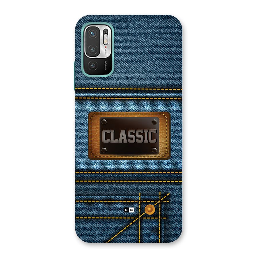 Classic Denim Back Case for Redmi Note 10T 5G