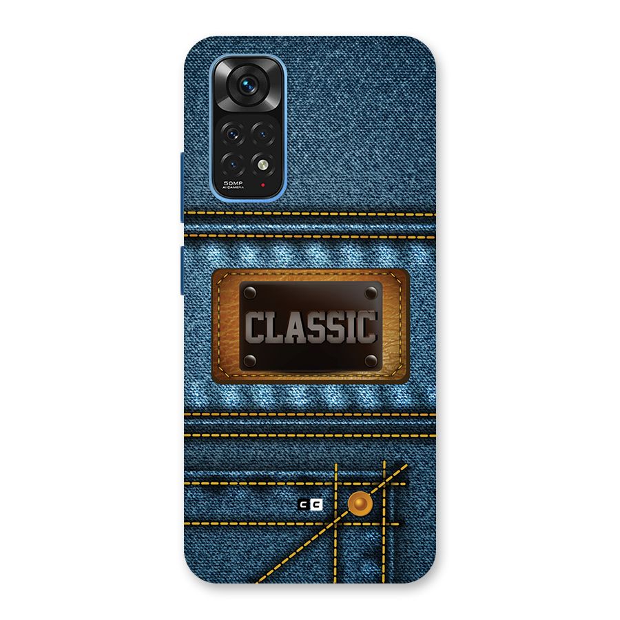 Classic Denim Back Case for Redmi Note 11S