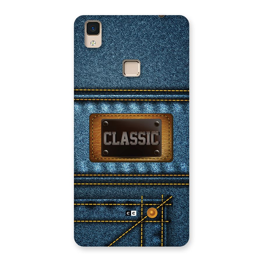 Classic Denim Back Case for V3 Max