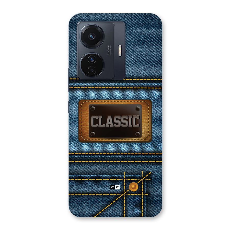 Classic Denim Back Case for Vivo T1 Pro