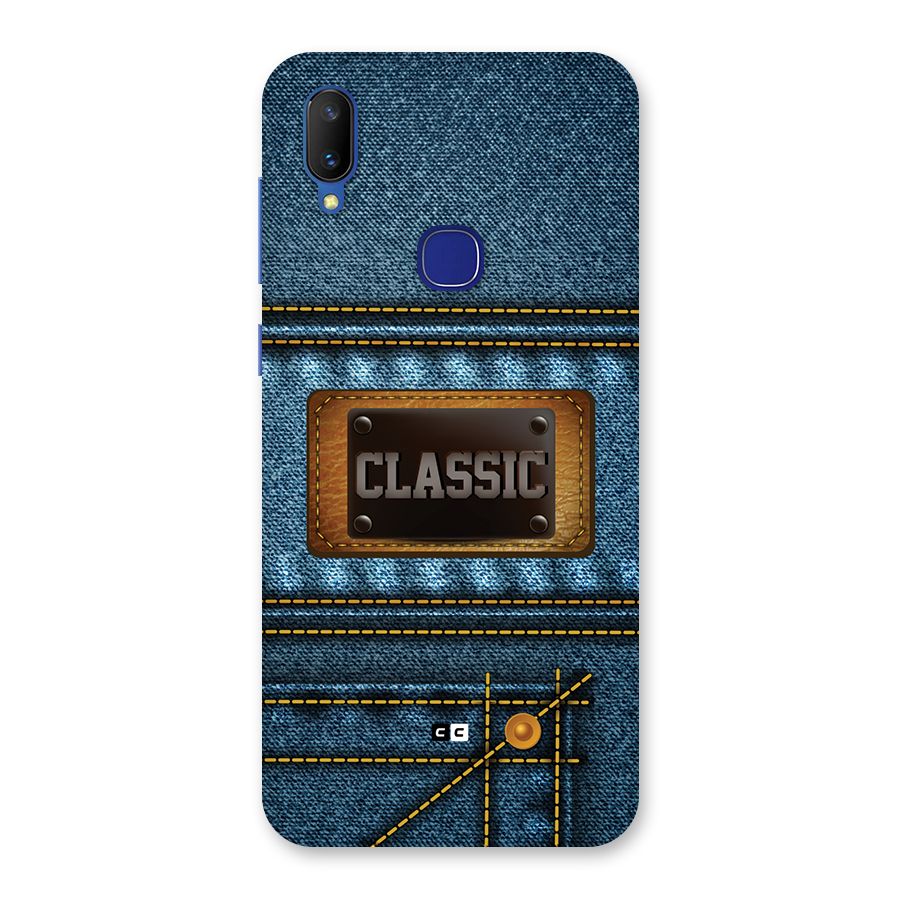 Classic Denim Back Case for Vivo V11