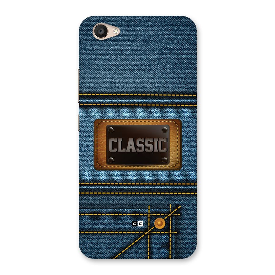 Classic Denim Back Case for Vivo V5 Plus