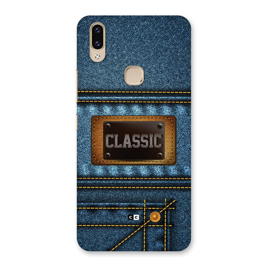 Classic Denim Back Case for Vivo V9 Youth
