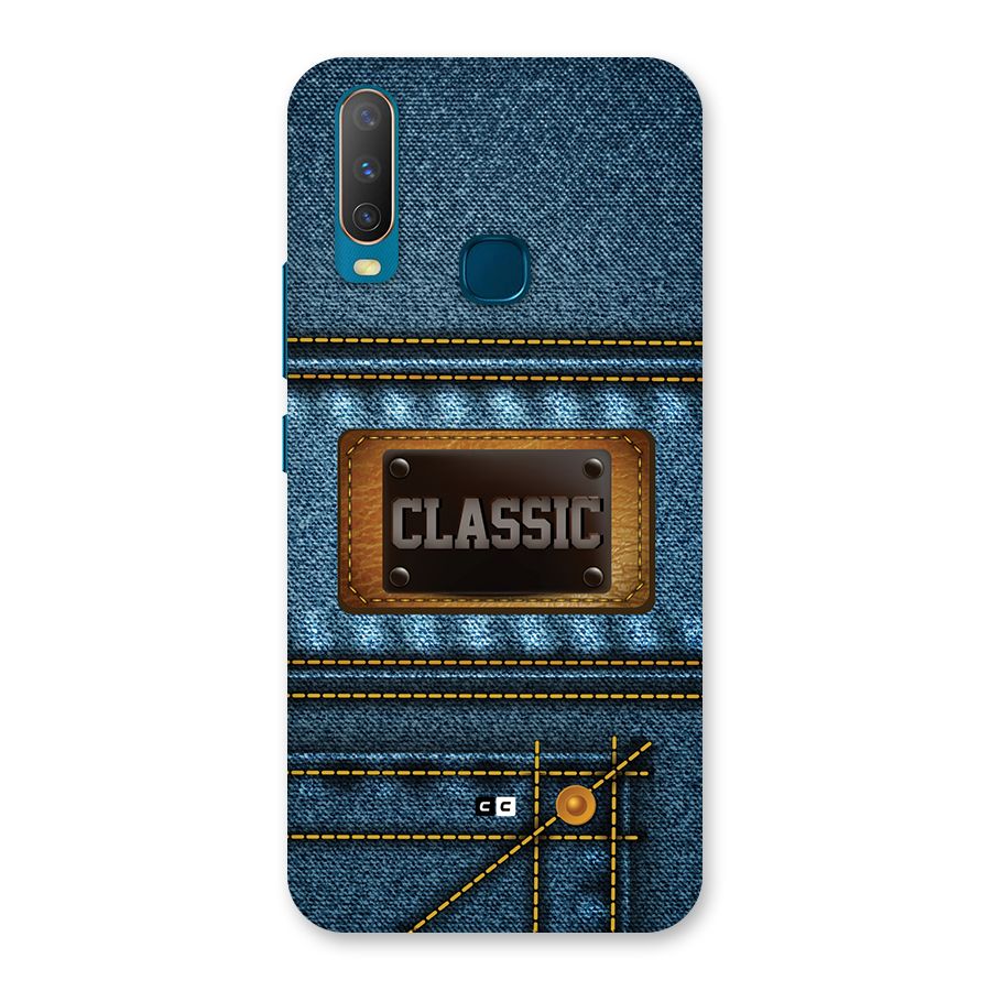 Classic Denim Back Case for Vivo Y11