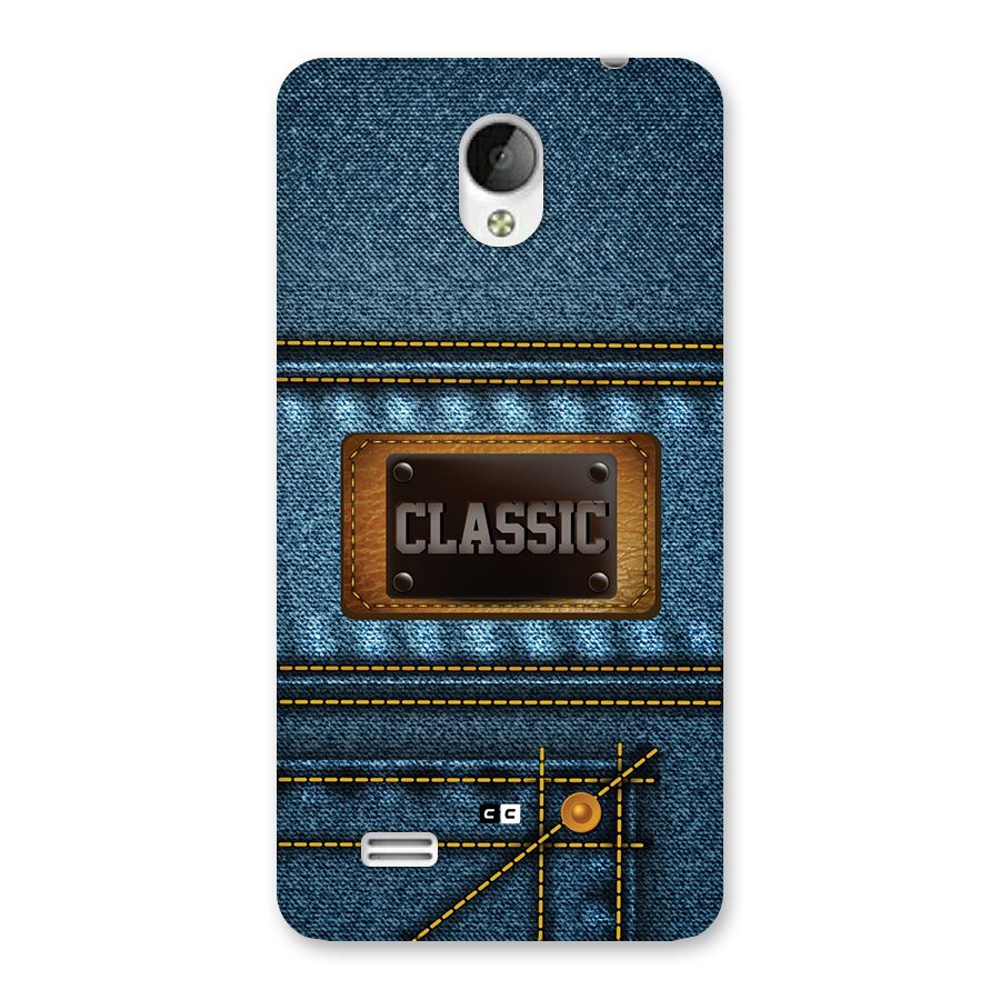 Classic Denim Back Case for Vivo Y21