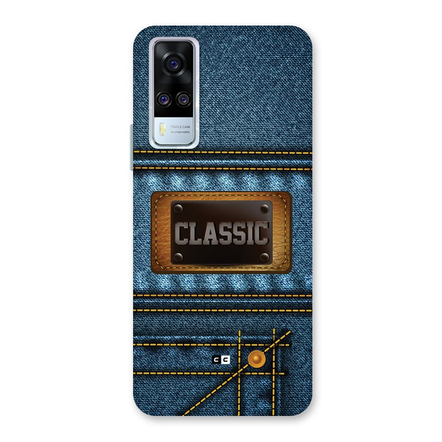 Classic Denim Back Case for Vivo Y31