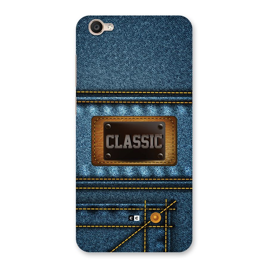 Classic Denim Back Case for Vivo Y55L
