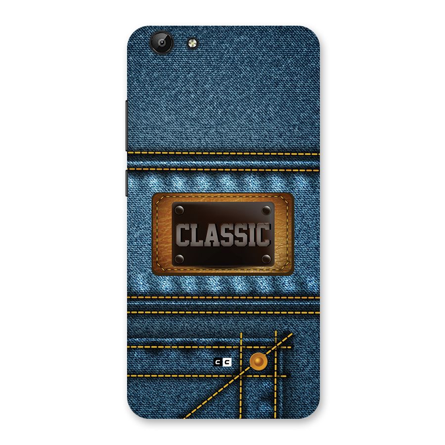 Classic Denim Back Case for Vivo Y69