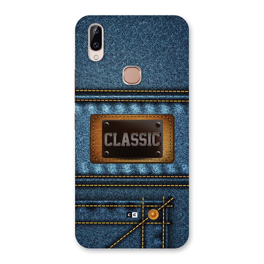 Classic Denim Back Case for Vivo Y83 Pro