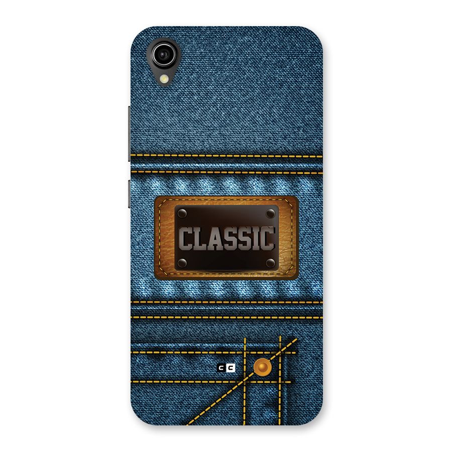 Classic Denim Back Case for Vivo Y90