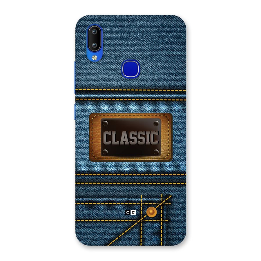 Classic Denim Back Case for Vivo Y91