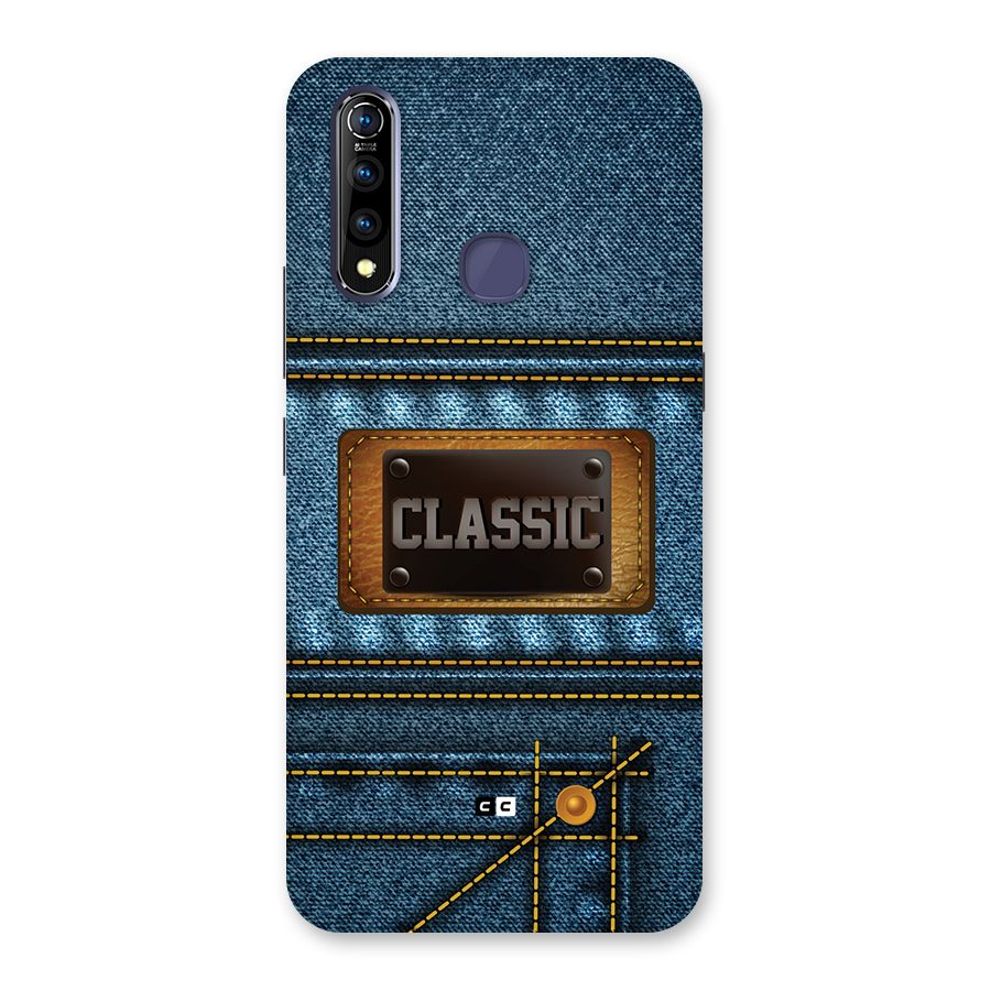 Classic Denim Back Case for Vivo Z1 Pro