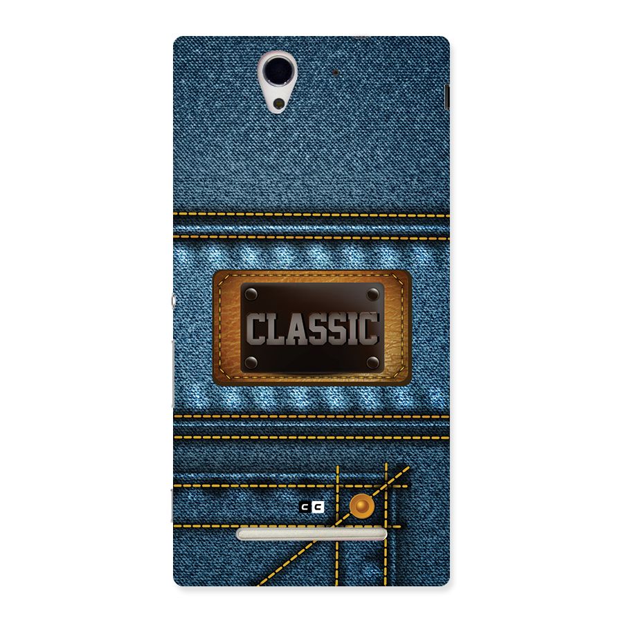 Classic Denim Back Case for Xperia C3