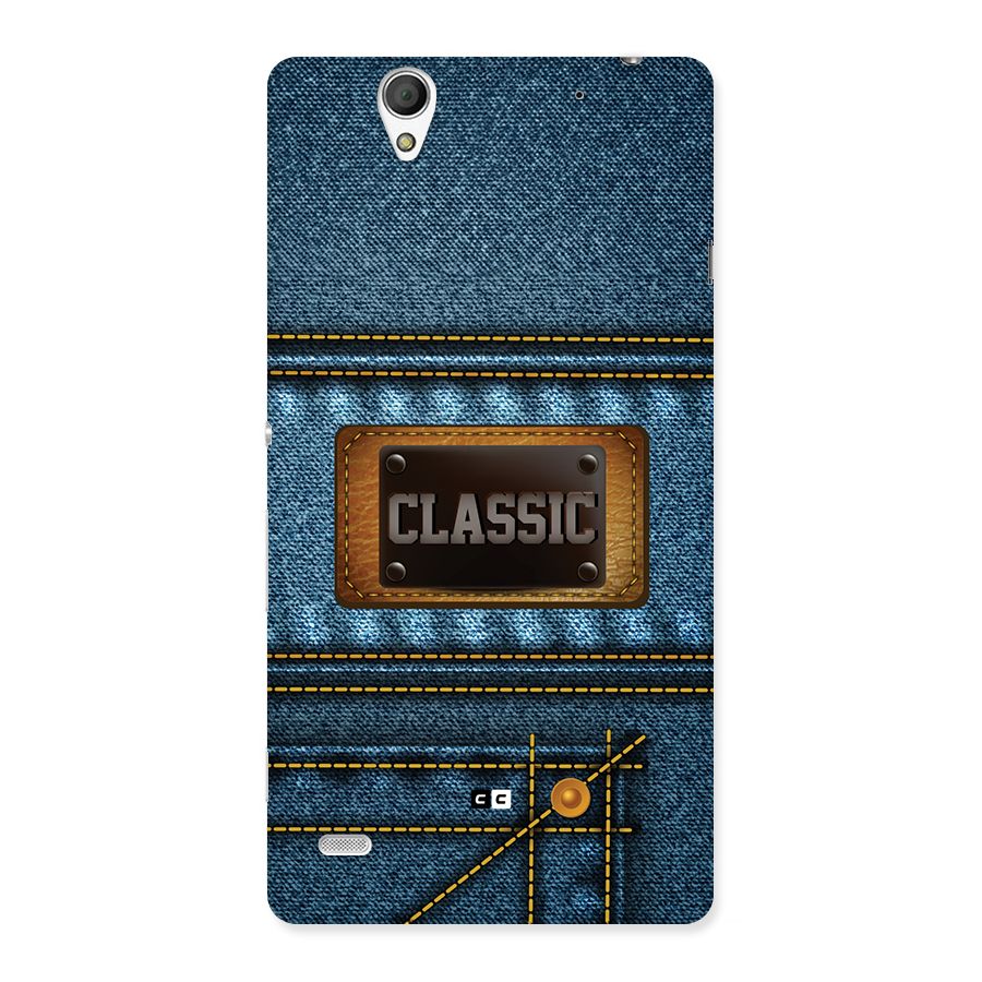 Classic Denim Back Case for Xperia C4