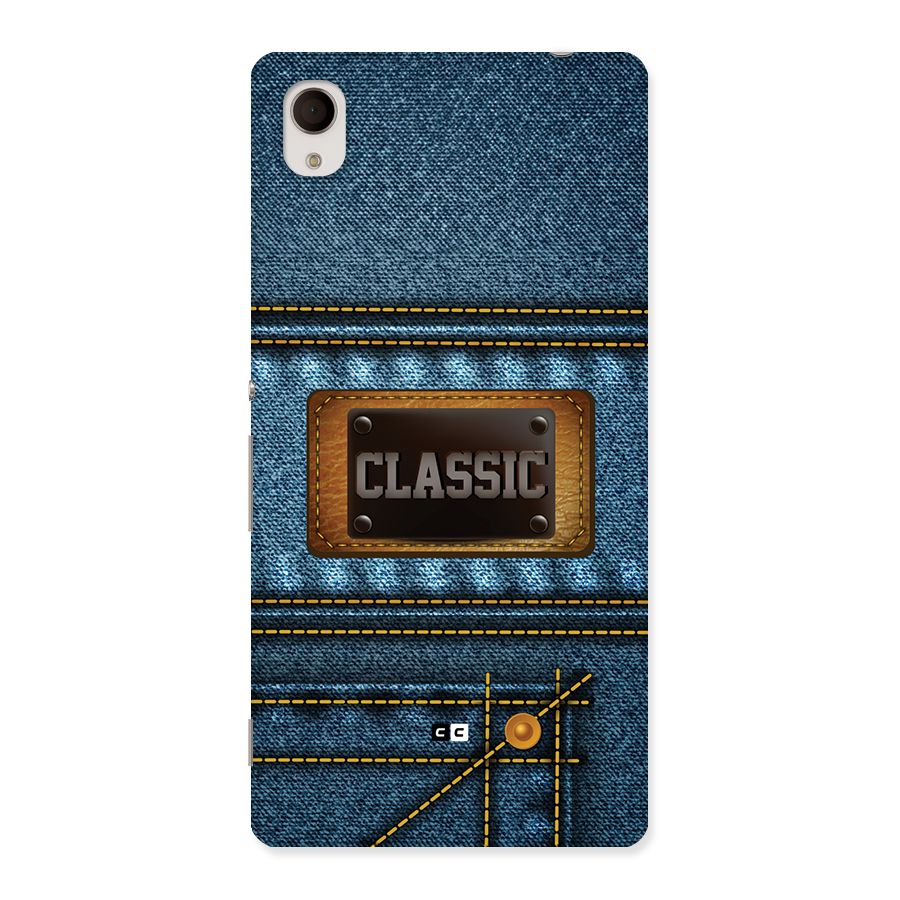 Classic Denim Back Case for Xperia M4