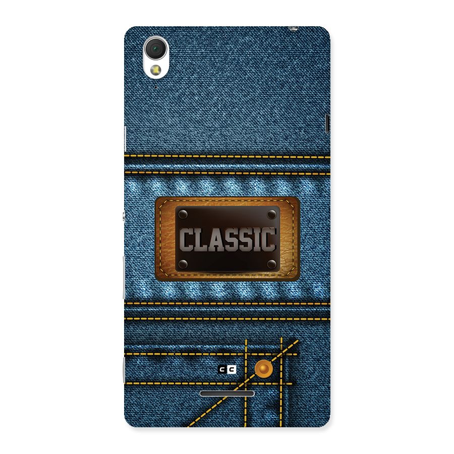 Classic Denim Back Case for Xperia T3