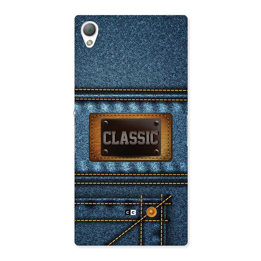 Classic Denim Back Case for Xperia Z3
