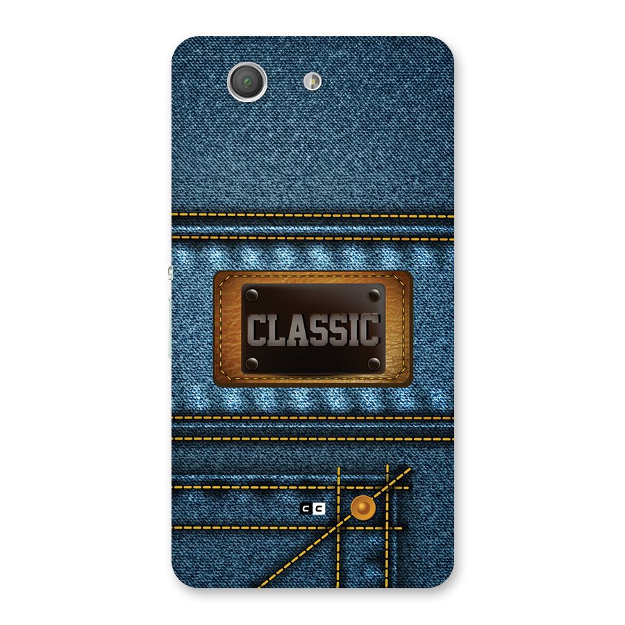 Classic Denim Back Case for Xperia Z3 Compact