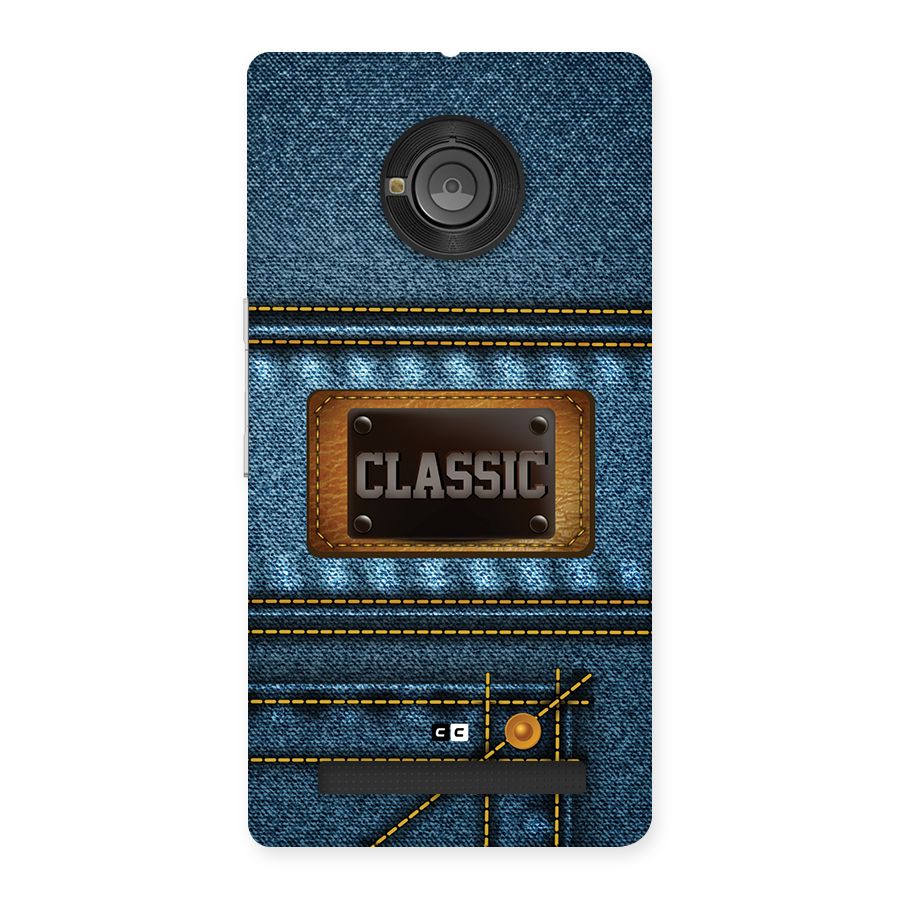 Classic Denim Back Case for Yunique