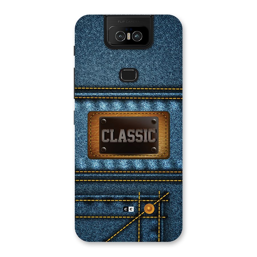 Classic Denim Back Case for Zenfone 6z