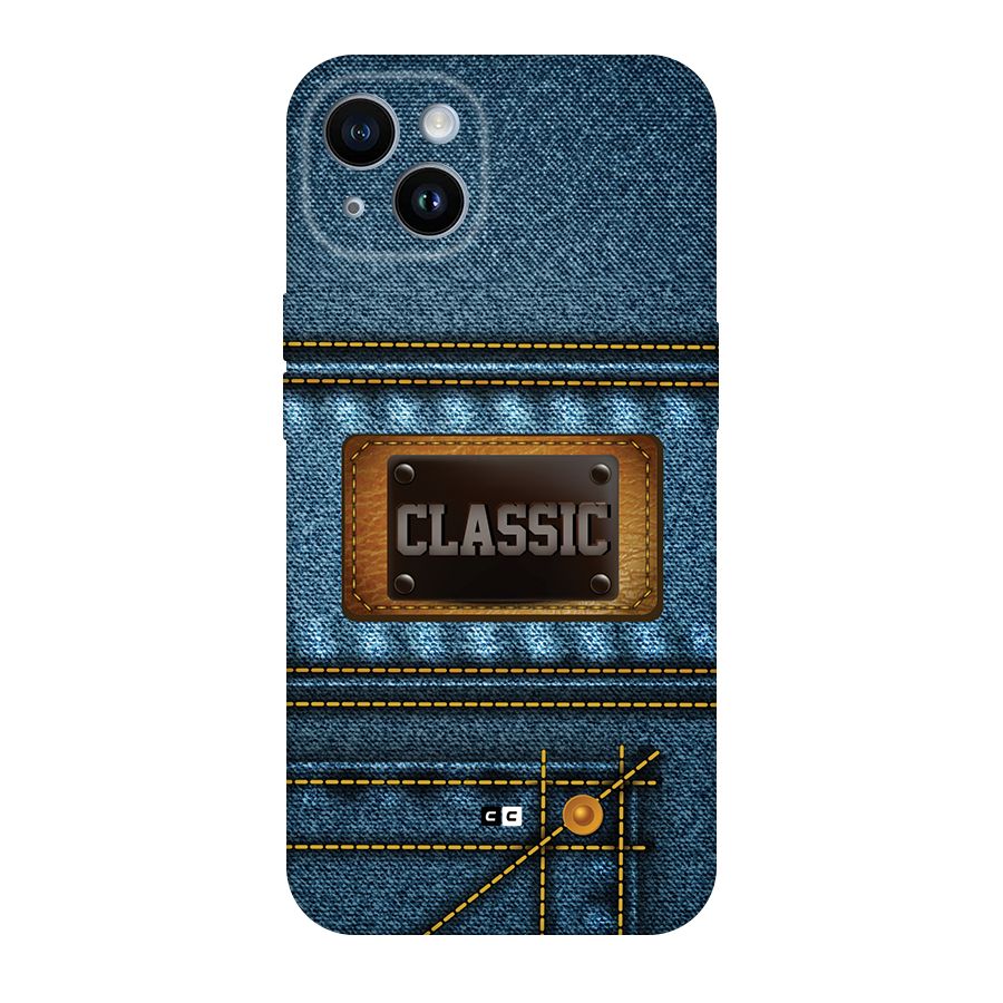 Classic Denim Back Case for iPhone 14