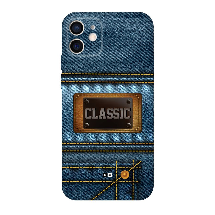 Classic Denim Back Case for iPhone 12