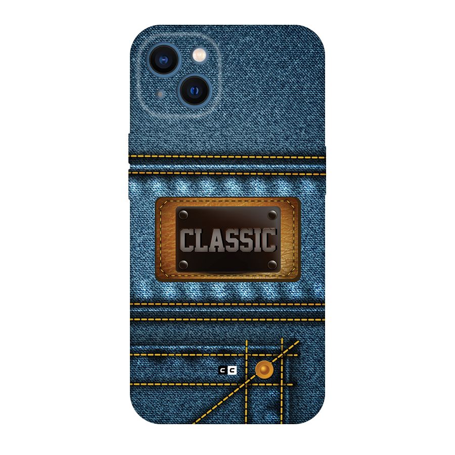 Classic Denim Back Case for iPhone 13