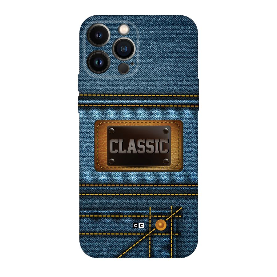 Classic Denim Back Case for iPhone 13 Pro Max