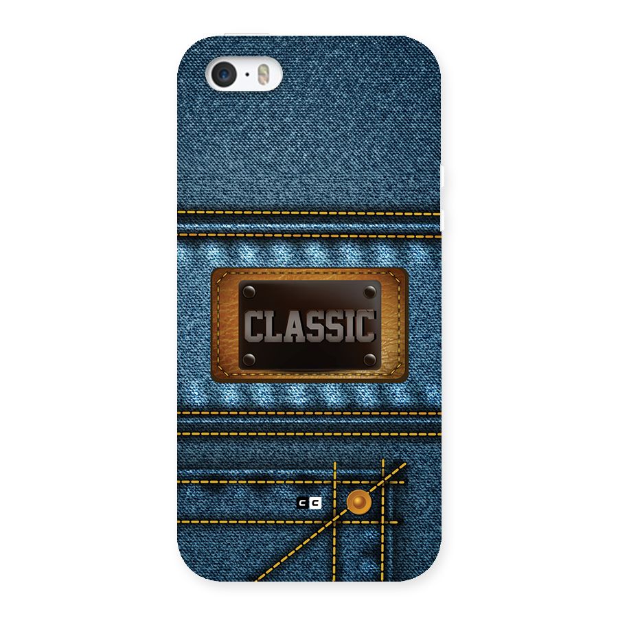 Classic Denim Back Case for iPhone 5 5s