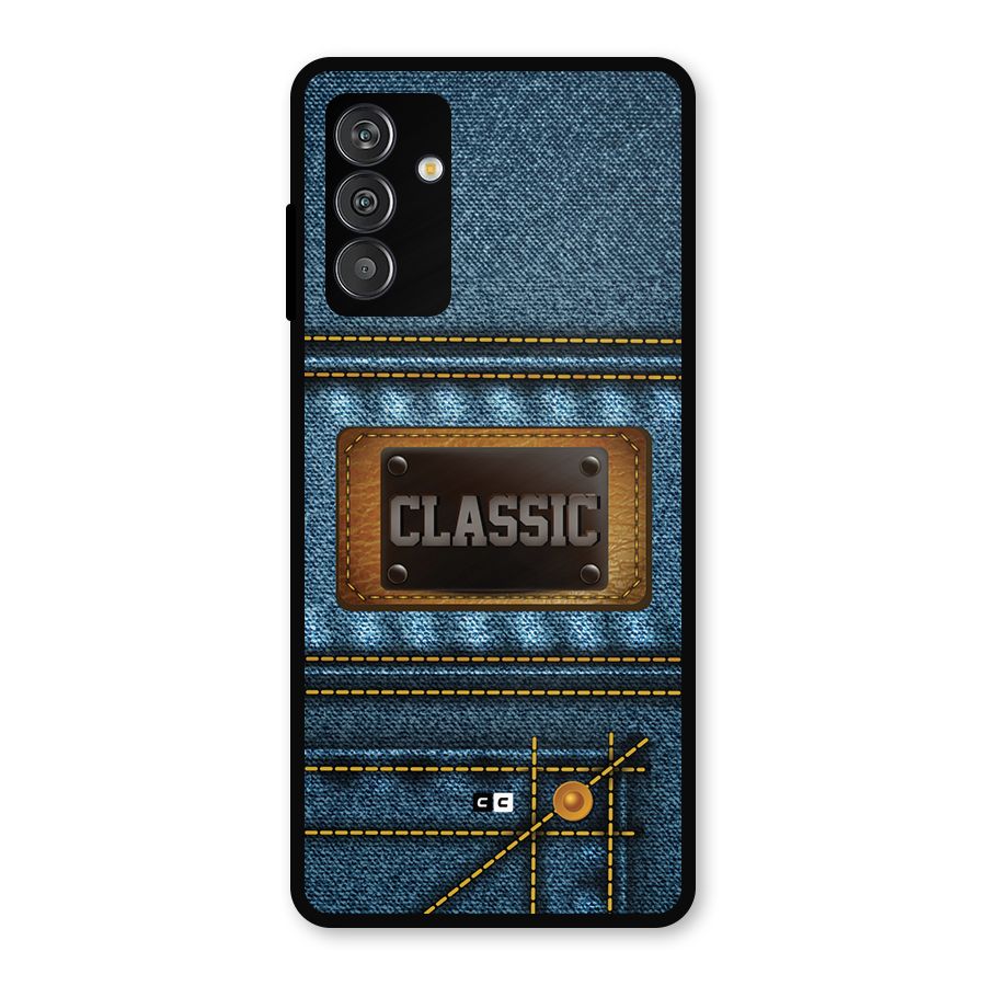 Classic Denim Metal Back Case for Galaxy F13