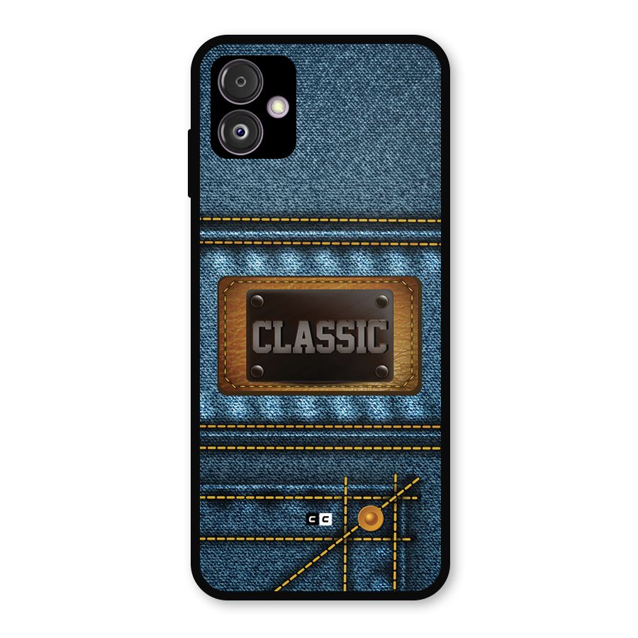 Classic Denim Metal Back Case for Galaxy F14