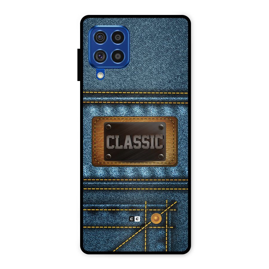 Classic Denim Metal Back Case for Galaxy F62