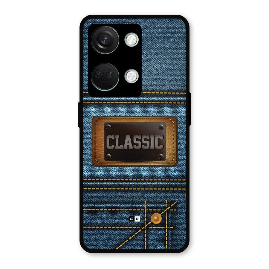 Classic Denim Metal Back Case for OnePlus Nord 3