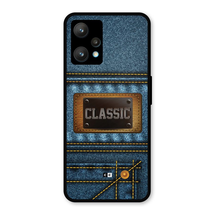 Classic Denim Metal Back Case for Realme 9 Pro Plus 5G