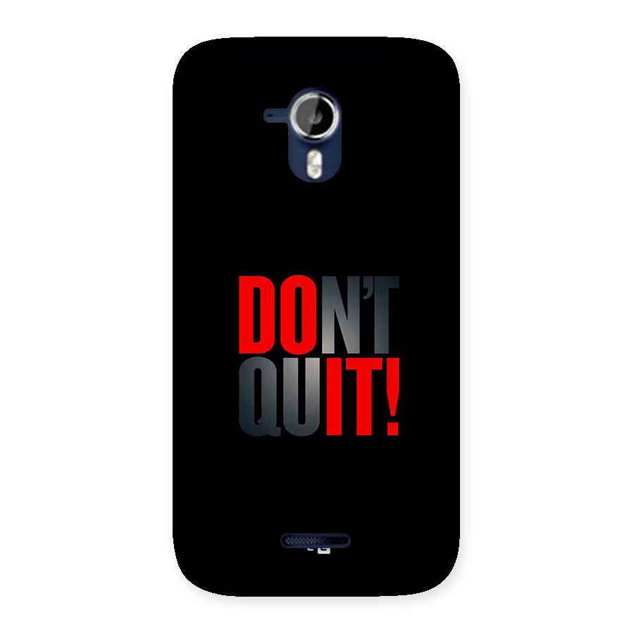 Classic Dont Quit Back Case for Canvas Magnus A117
