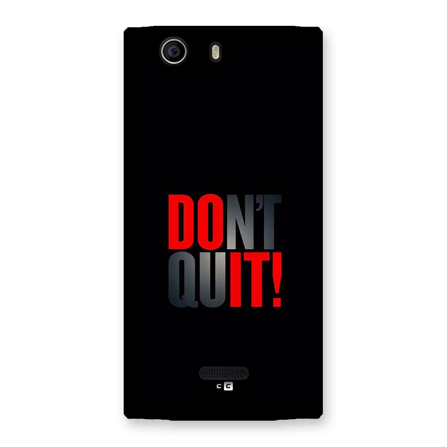 Classic Dont Quit Back Case for Canvas Nitro 2 E311